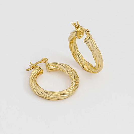 Aretes Twisted Stripes