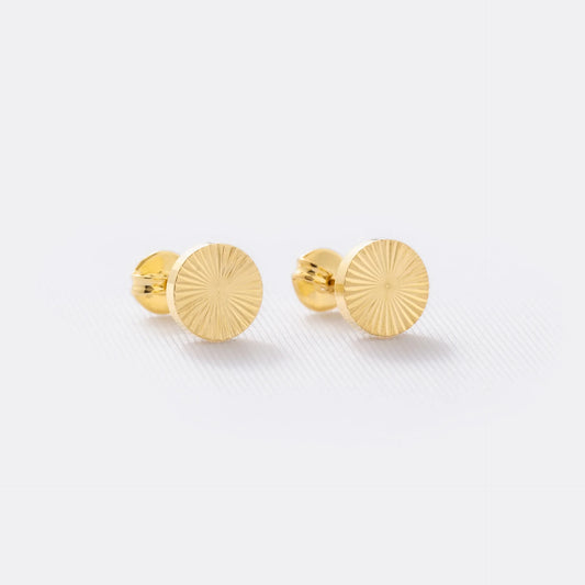 Aretes Sol redondo